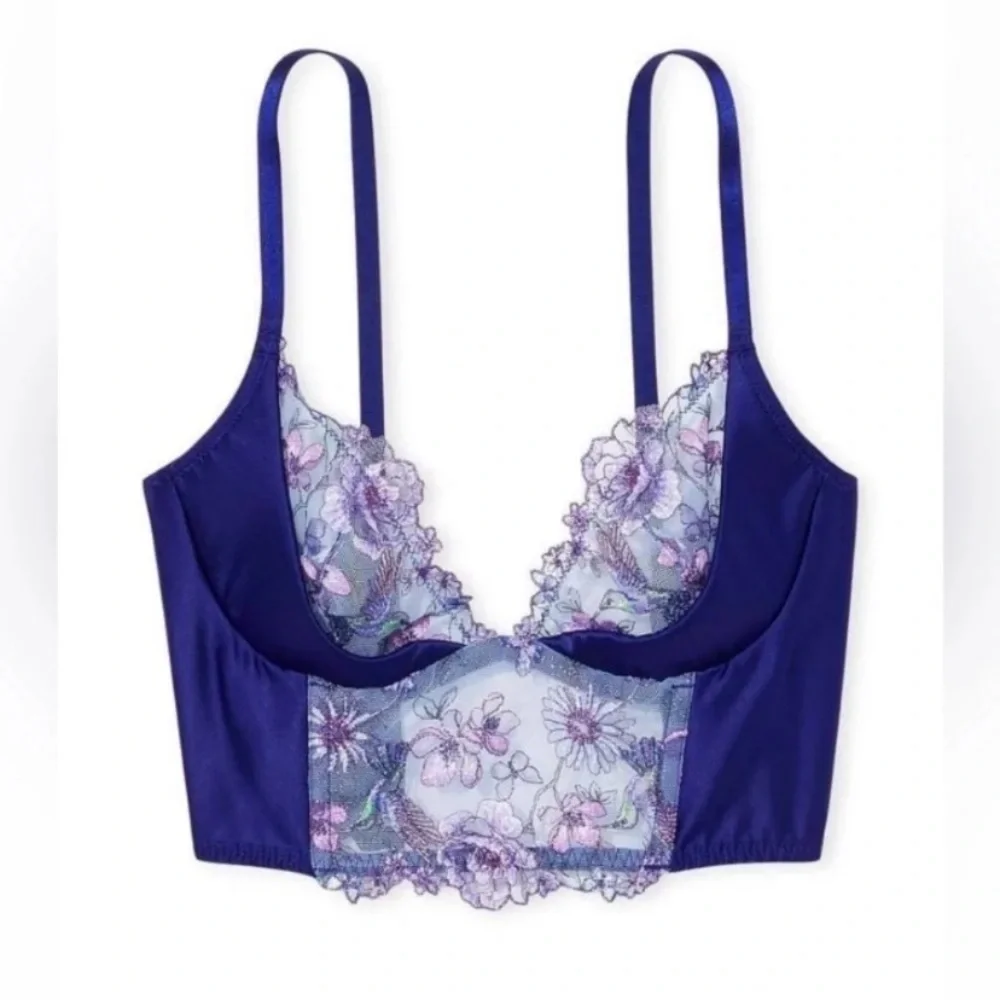New! Victorias Secret hummingbird lace bustier bra top TikTok 22808